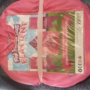 Pink princess Castle play tent